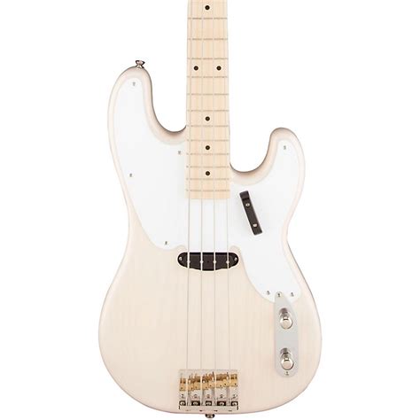 Squier Classic Vibe Precision 50s Bass Guitar White Blonde Music123