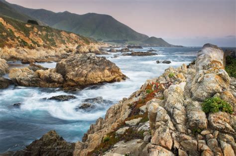 Sunset Over The Rugged Coast Of Big Sur Garrapata State Park