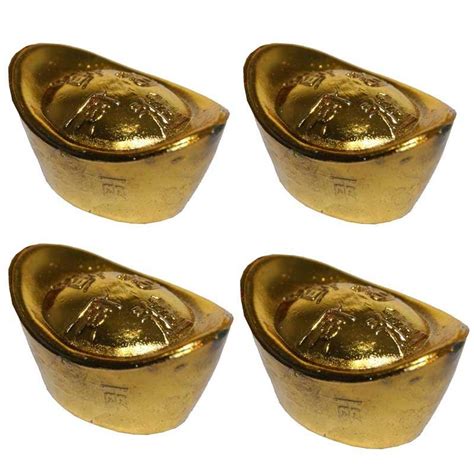Buy Feng Shui Ingots For Wealth And Good Luck L Set Of 4