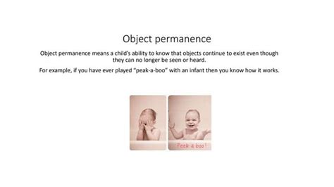 Object Permanence Ppt