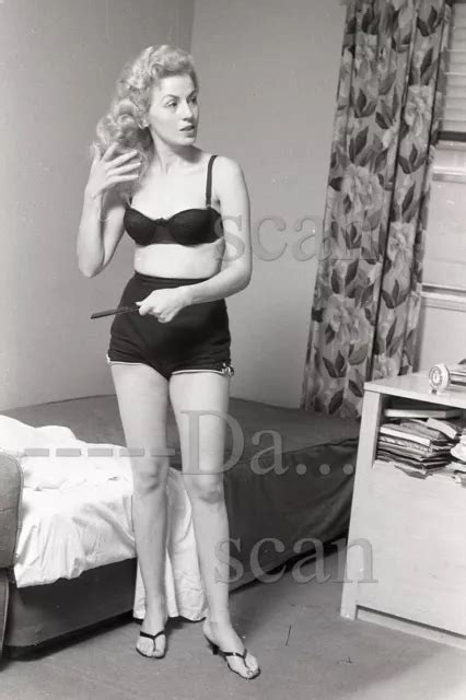 1950s ron vogel negative sexy blonde pinup girl lynn davis cheesecake v213981 £9 38 picclick uk