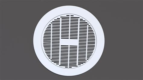 After this seal up the vent cover and you will be ready to have a fully functional fan. BATHROOM EXHAUST FAN COVER 3D | CGTrader