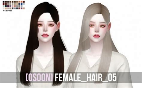 Female Hair 05 At Osoon Sims 4 Updates