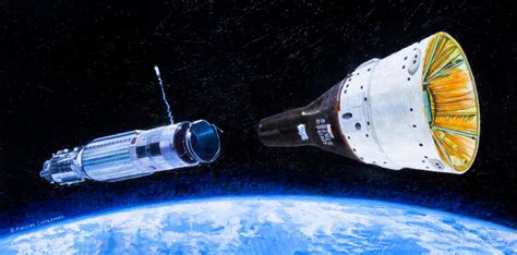 Gemini 8 First Docking In Space By Douglascastleman On Deviantart