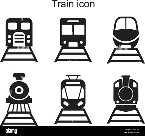 Train Icon Template Black Color Editable Train Icon Symbol Flat Vector
