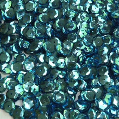 10mm Cup Sequins Light French Blue Shiny Metallic Sequinsusa