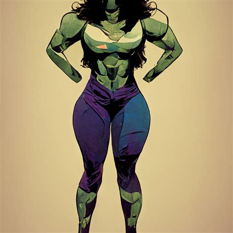 she hulk ai generated by rickon525 on deviantart