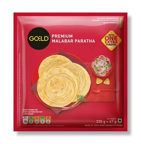 Premium Malabar Paratha 402 G Goeld Frozen Foods
