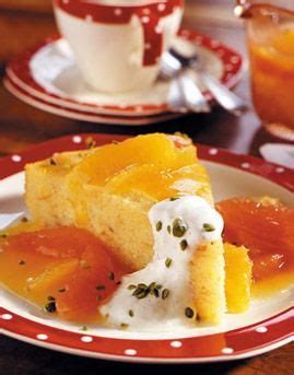 Ofen auf 160 grad umluft vorheizen. Joghurt-Grieß-Kuchen mit Zitrusfrucht-Kompott Rezept ...