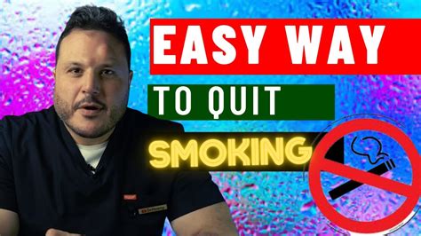 Easy Way To Quit Smoking How To Stop Smoking In 10 Steps Youtube