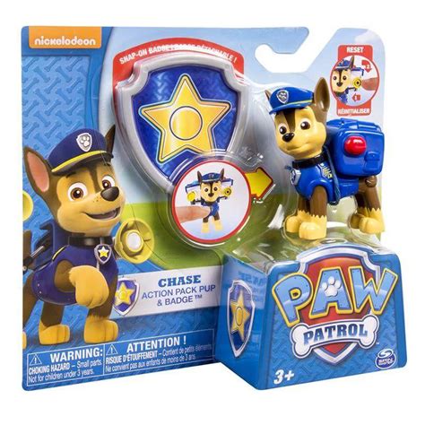 Paw Patrol Chase Action Pack Pup Teddy N Me