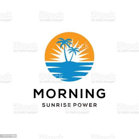 Beach Sunrise Stock Illustration Download Image Now Abstract Beach