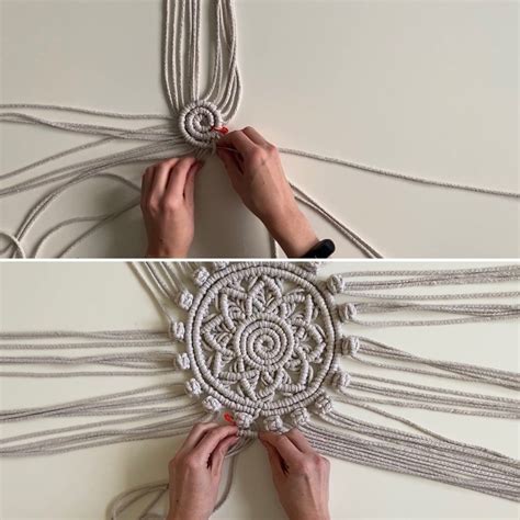 DIY Video tutorial Macrame rug | Mandala | Mandala macrame | Macrame
