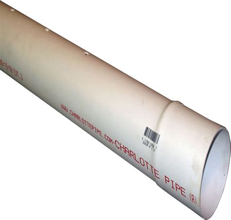 Buy Charlotte Pipe Perforated Pvc Drain And Sewer Pipe 3 Row 4 In X 10