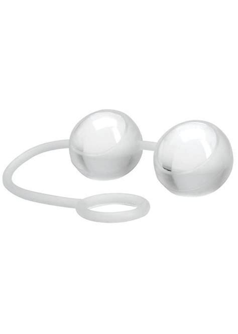 Climax Kegels Glass Ben Wa Balls With Silicone Strap Fb Boutique