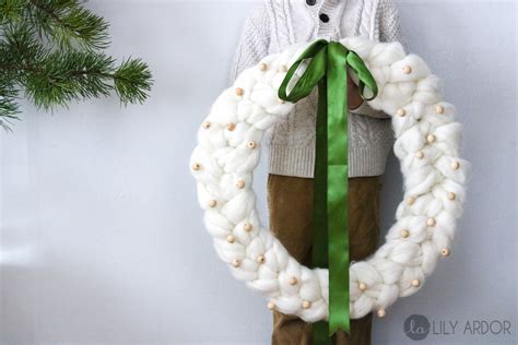 Chunky Knit Wreath Part 3 Of Chunky Knit Series Lily Ardor