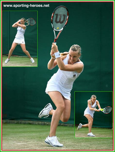 Agnes Szavay Wimbledon 2008 Last 16 Hungary