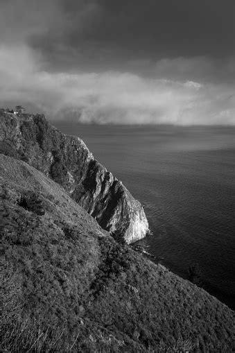 Beautiful Fog Bank Above The Ocean Stock Photo Download Image Now