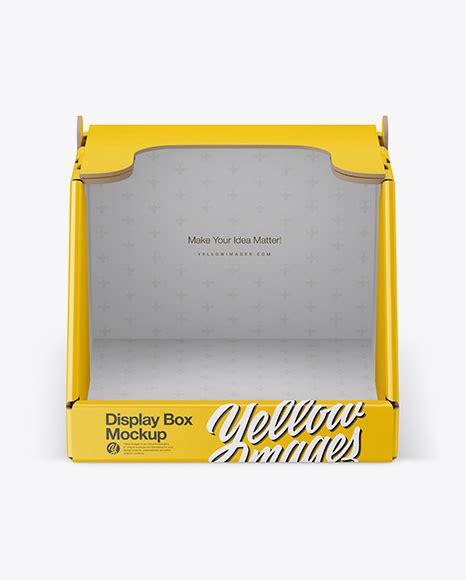 Glossy Display Box Packaging Mockups Mockup Psd Template Free