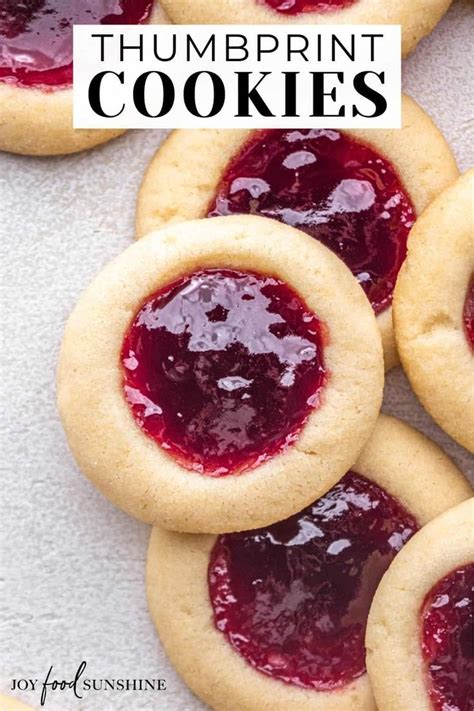 The Best Thumbprint Cookies In This Thumbprint Cookie Recipe A 5