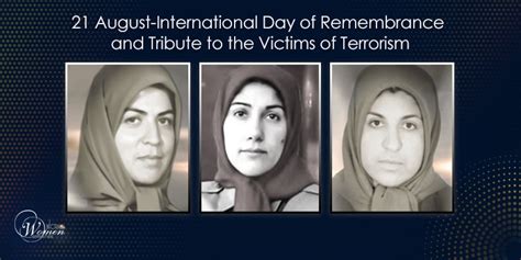 In Memory Of Women Victimized By Terrorism Of The Iranian Regime