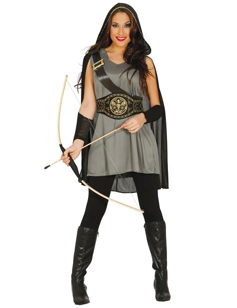 Grey Archer Costume For Women Adults Costumesand Fancy Dress Costumes