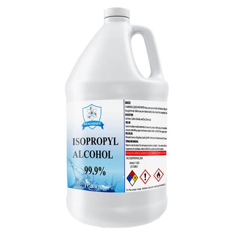 Ultra High Purity Isopropyl Alcohol 999 Rubbing Alcohol 1 Gallon 4