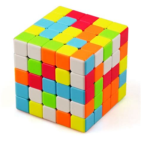 5x5x5 Speed Professional Rubiks Cube Magictwist Color Puzzle Toy T