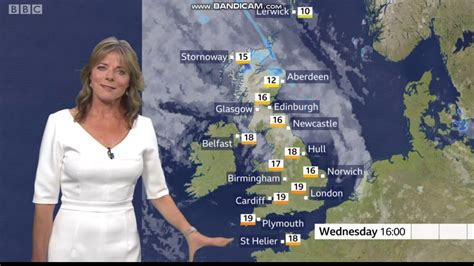 She has got her hair up.susan powell. Louise Lear - BBC Weather (17-09-2019) - 60 fps - YouTube