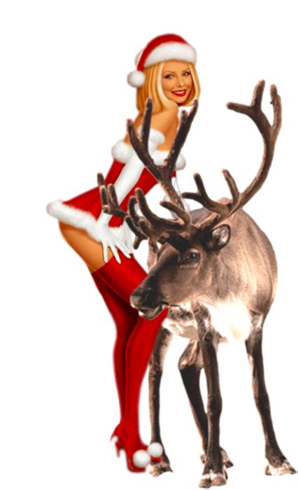 Woman Christmas And Reindeer Обсуждение на Liveinternet Российский Сервис Онлайн Дневников
