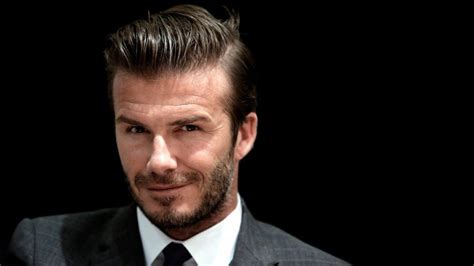 Slicked Back Undercut David Beckham