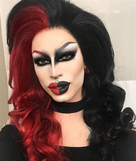 Drag Makeup Goth Girls Majesty Crossdressers Halloween Face Makeup