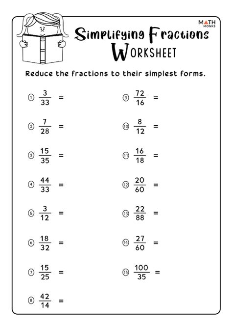Simplifying Fractions Worksheet Pdf Fractions Coloring Worksheet
