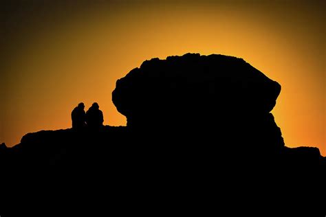Young Lovers Watching The Sun Fall Photograph By Jeff Swan Fine Art