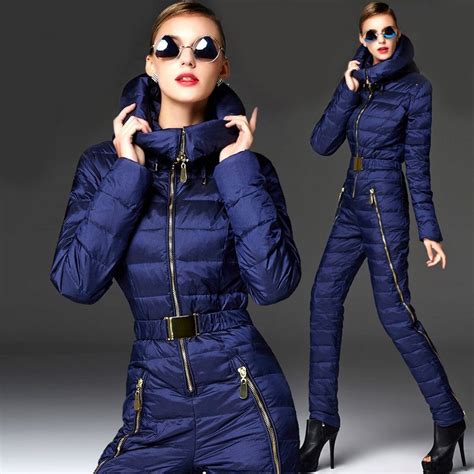 2016 Newest Arrivalwinter Warm Ski Suits Women Russia One Piece Jumpsuits For Lady Snow Wear