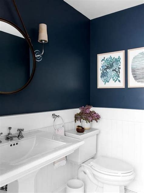 9 Navy Blue And White Bathroom 3 Relaxing Bathroom Decor Relaxing