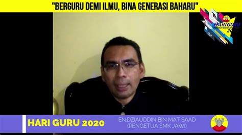 Ucapan hari guru yang bijak. UCAPAN HARI GURU 2020 - YouTube
