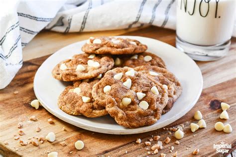 White Chocolate Toffee Snickerdoodles Imperial Sugar