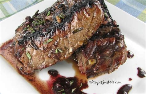 Grilled Balsamic Steak With Fresh Rosemary Recipes Just 4u