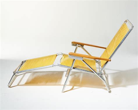 Ch379 Sunshine Yellow Beach Lounge Chair Prop Rental Acme Brooklyn