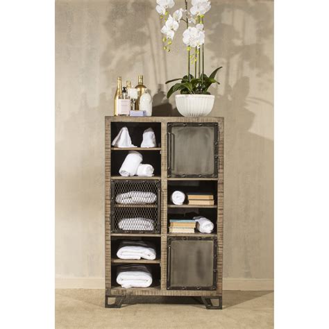 Constructed of solid wood, it boasts a warm brown finish. Laurel Foundry Modern Farmhouse Anton Curio Cabinet | Wayfair