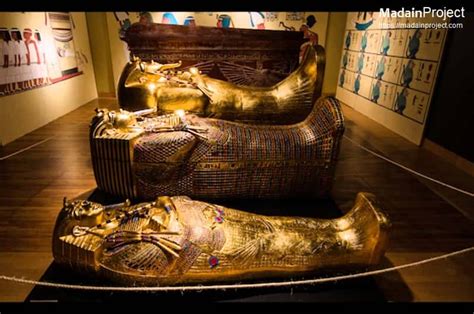 Quartzite Sarcophagus Of Tutankhamun Madain Project En