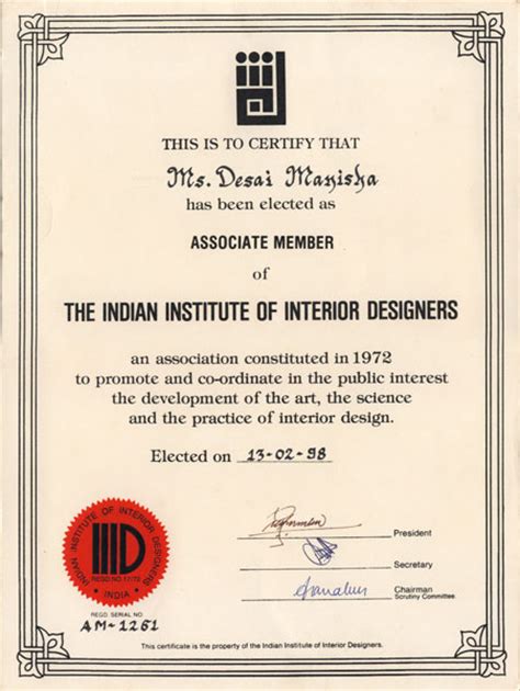 Interior Designer Certificate Course In India Best Design Idea