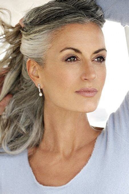 Grey Hair Color Silver Gorgeous Gray Hair Gray Ombre White Color Grey Hair Over 50 Long