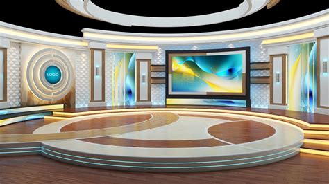 3d Model Virtual Tv Studio Cgtrader