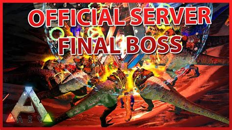 Maybe you would like to learn more about one of these? ARK Final Boss Fight - ARK Official Server #5 - YouTube