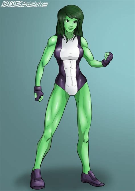 She Hulk Commision By Shamserg