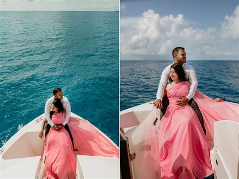 Underwater Wedding Proposal In Maldives With Romantic Couple Portraits