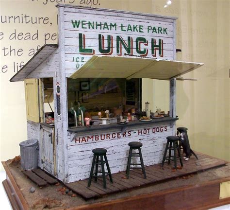 Marquis Miniatures Rustic Realism Dollhouse Exhibit At The Wenham Museum