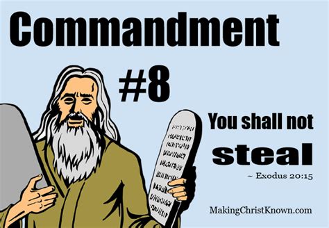 Ten Commandments 8 Meaning Of The 8th Commandment